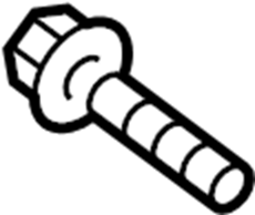 View 9A700182100 Bolt. Pump. Mount. Water. Engine.  Full-Sized Product Image
