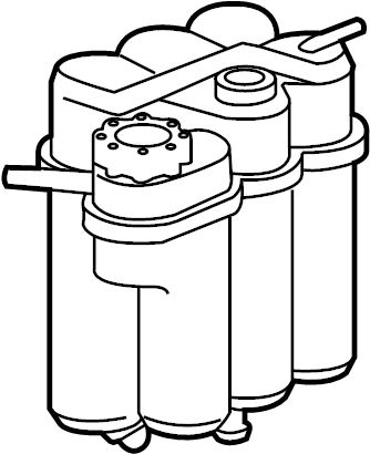 View 98710604703 Engine Coolant Reservoir Full-Sized Product Image