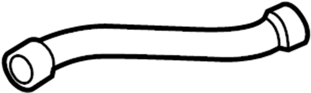 View 99710662605 Radiator Coolant Hose (Front, Rear, Upper, Lower) Full-Sized Product Image