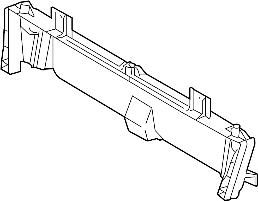 View 99750448700 Radiator Mount Bracket (Upper, Lower) Full-Sized Product Image
