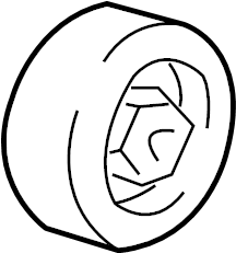 View 99610211757 Pulley. Tensioner. Idler. Belt. Drive. Accessory. Tension.  Full-Sized Product Image