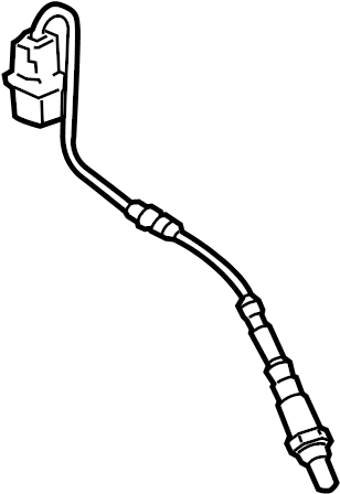 View 98760612305 Oxygen Sensor (Rear) Full-Sized Product Image