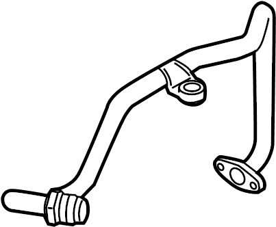 View 9A111301702 Secondary Air Injection Pump Hose Full-Sized Product Image