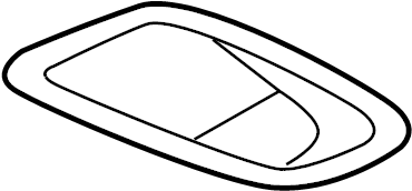 View 98751255300G2X Deck Lid Molding Full-Sized Product Image