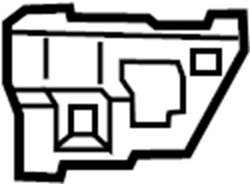 View 981505824001E0 Bumper Cover Bracket (Front, Rear, Upper) Full-Sized Product Image