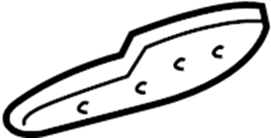 View 98150553500 Bumper Guide (Upper) Full-Sized Product Image
