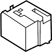 View 99965631140 Fuse and Relay Center Base Full-Sized Product Image
