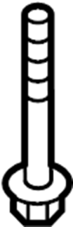 View PAF008757 Bolt. Mount. Suspension. (Front, Rear, Lower) Full-Sized Product Image