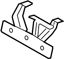 View 9P1860232 Support. Extinguisher. Fire. Bracket.  Full-Sized Product Image