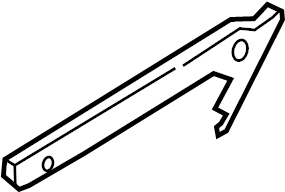 View 98150486302 Door Sill Plate Bracket (Rear) Full-Sized Product Image