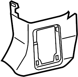 View 99155510101G75 Kick Panel Trim Full-Sized Product Image