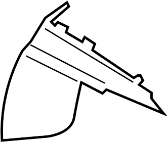View 991555722012F0 Door Trim Molding (Front, Lower) Full-Sized Product Image