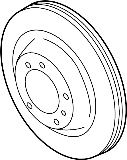 View 98735203203 Disc Brake Rotor Full-Sized Product Image