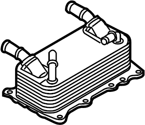 View 9A110745010 Engine Oil Cooler Full-Sized Product Image