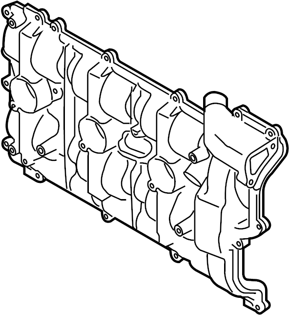View 9A110523104 Engine Valve Cover Full-Sized Product Image