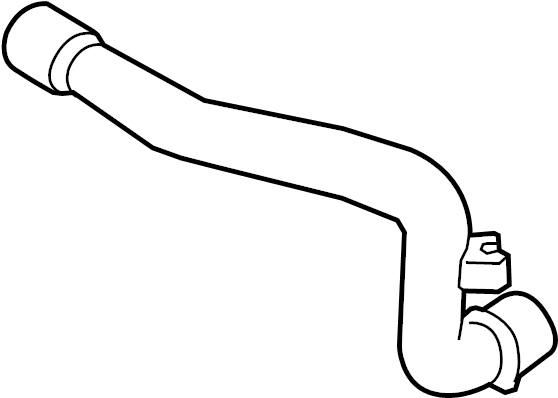 View 99110663901 Radiator Coolant Hose (Front, Upper, Lower) Full-Sized Product Image