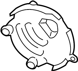View 99162413102 Cap. Fan. Engine. Cover. Motor.  Full-Sized Product Image