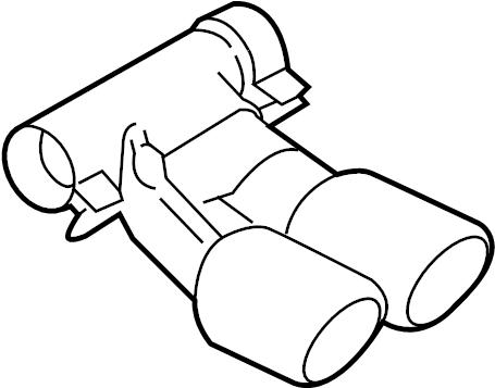 View 98111136100 Exhaust Tail Pipe Tip Full-Sized Product Image