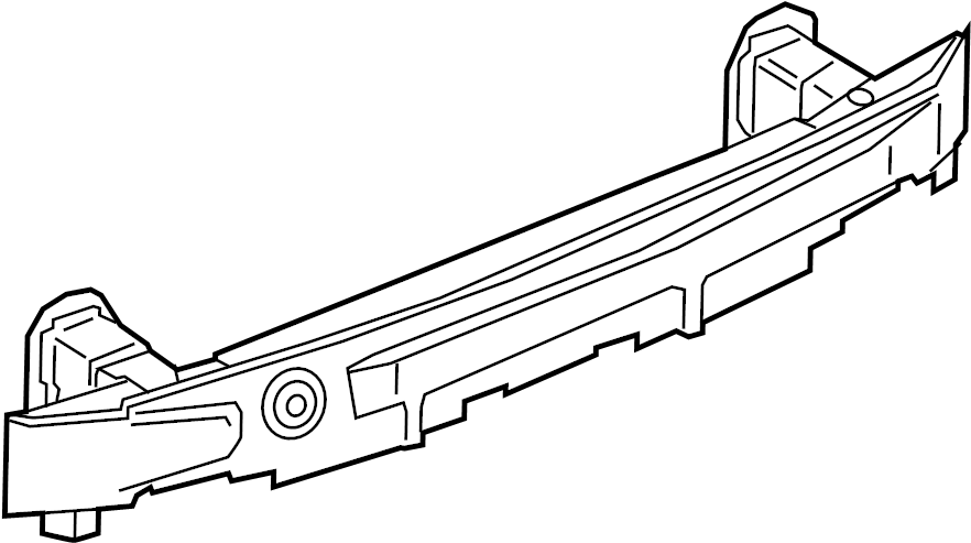 View 98150514100 Bumper Impact Bar (Rear) Full-Sized Product Image