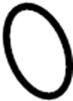 View 99610680105 Ring. Hose. Seal. (Rear, Upper, Lower) Full-Sized Product Image