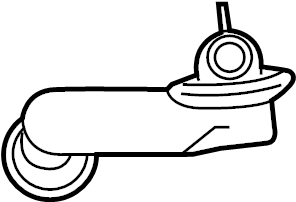 View 97057379301 A/C Evaporator Drain (Left) Full-Sized Product Image