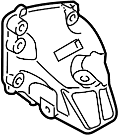 View 94811521222 Engine Mount Bracket (Upper) Full-Sized Product Image
