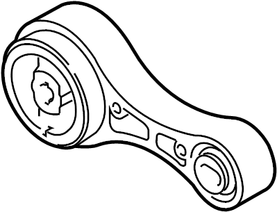 View 97037504140 Engine Support Rod Full-Sized Product Image