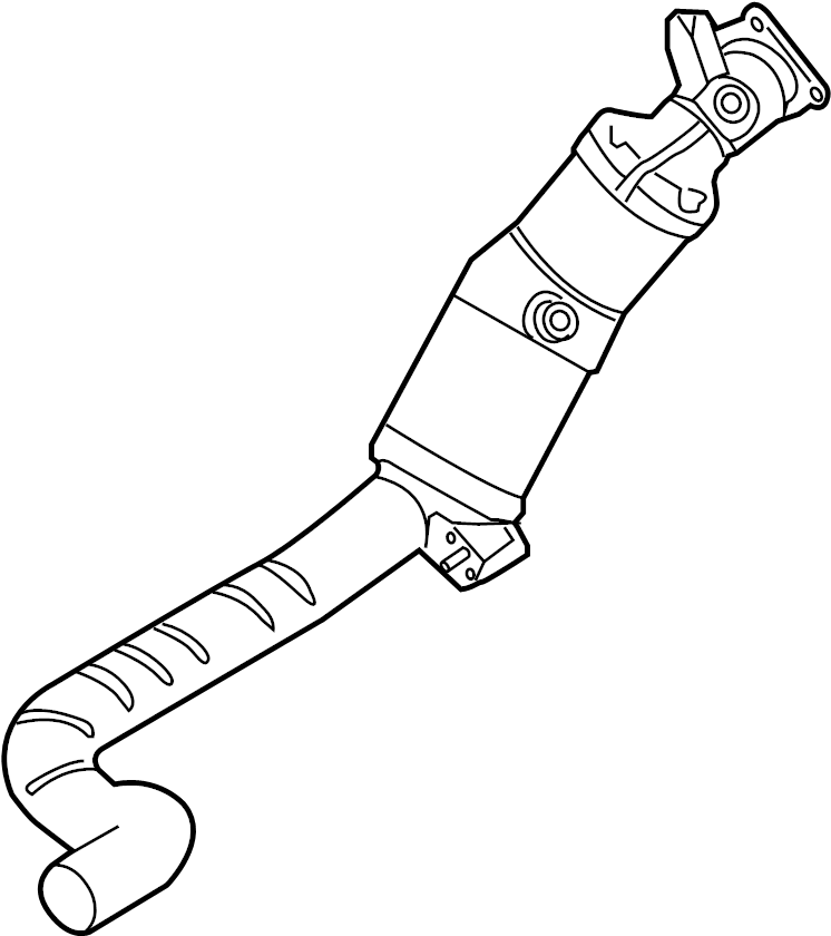 View 97011334926 Catalytic Converter Full-Sized Product Image