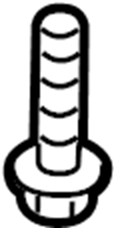 View N90968602 Bolt. Mount. Screw. (Front, Rear) Full-Sized Product Image