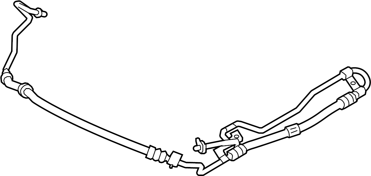 View 97034724307 Power Steering Pressure Hose Full-Sized Product Image