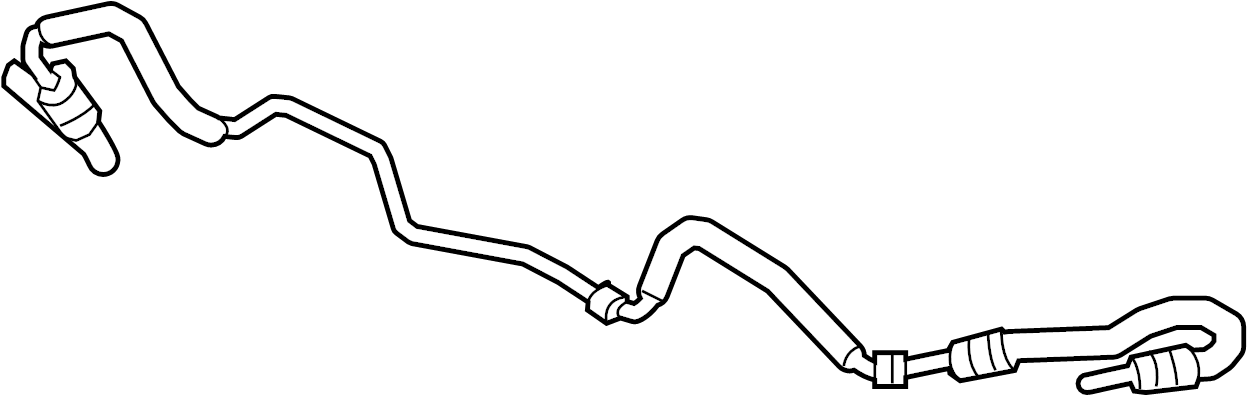 View 97034723708 Power Steering Return Hose Full-Sized Product Image