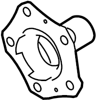 View 9P1407616 Wheel Hub (Front) Full-Sized Product Image