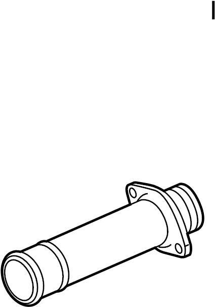 View 94610636061 Engine Coolant Pipe (Front) Full-Sized Product Image