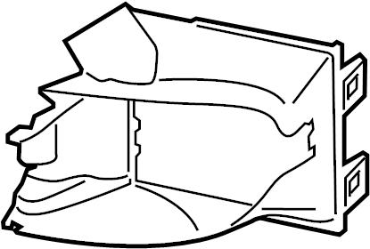 View 97057532203 Radiator Support Air Duct (Front) Full-Sized Product Image