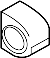 View 97033379206 Suspension Stabilizer Bar Bushing (Right, Upper) Full-Sized Product Image