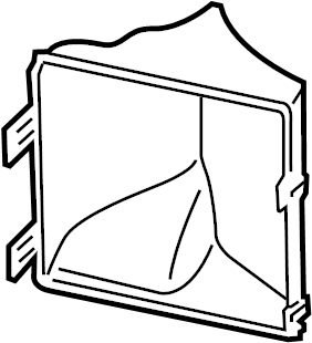 View 97057564200 Radiator Support Air Duct (Rear) Full-Sized Product Image