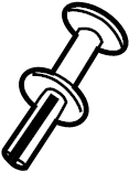 View 99950770640 Door Seal Clip Full-Sized Product Image