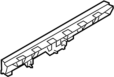 View 97050564102 Bumper Cover Support Rail (Lower) Full-Sized Product Image