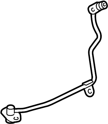 View 94610708660 Turbocharger Oil Line Full-Sized Product Image