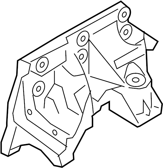 View 94610202520 Engine Mount Bracket (Upper) Full-Sized Product Image
