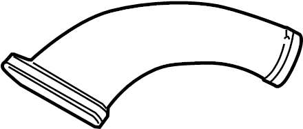 View 97011011373 Engine Air Intake Hose Full-Sized Product Image
