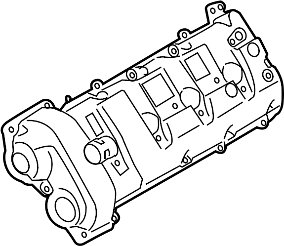 View 94810513623 Engine Valve Cover Full-Sized Product Image