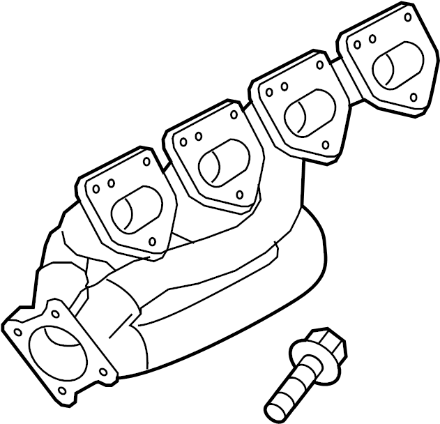 View 94811112921 Exhaust Manifold Full-Sized Product Image
