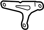 View 97011104906 Bracket. Muffler. (Front, Rear, Upper) Full-Sized Product Image