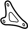 View 97011104805 Bracket. Catalytic. Support. Hanger. Exhaust. (Upper) Full-Sized Product Image