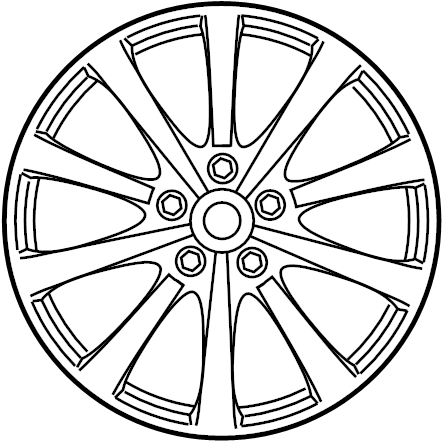 View 97036216010OC6 Wheel Full-Sized Product Image