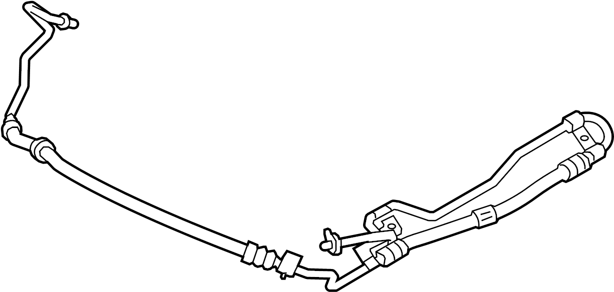 View 97034724703 Power Steering Pressure Hose Full-Sized Product Image
