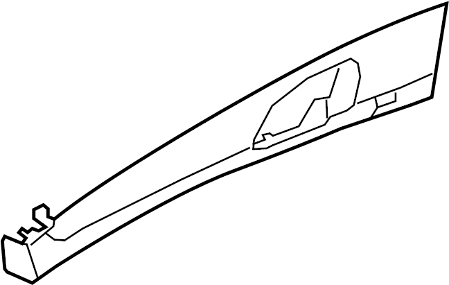 View 97055597202S64 Door Trim Molding (Front) Full-Sized Product Image