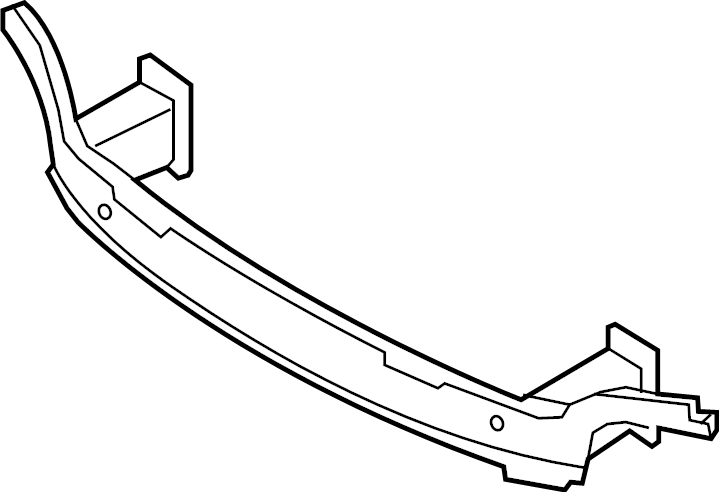 View PAE805241A Bumper Impact Bar (Upper) Full-Sized Product Image