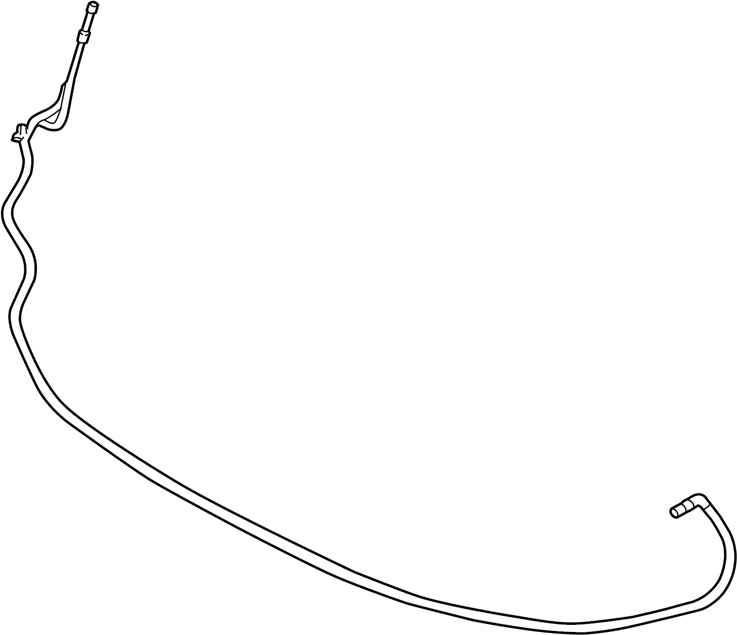 View 971955944 Headlight Washer Hose (Front) Full-Sized Product Image